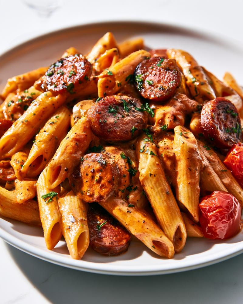 one pot krämig chorizopasta