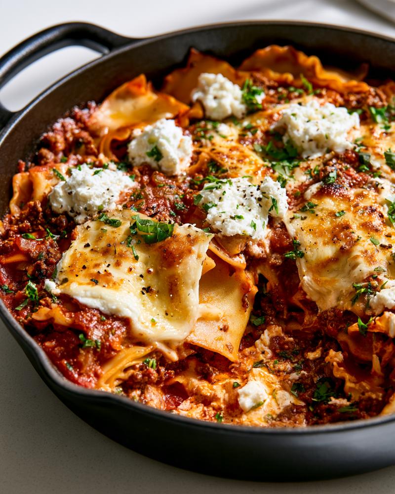 enkel one pot lasagne