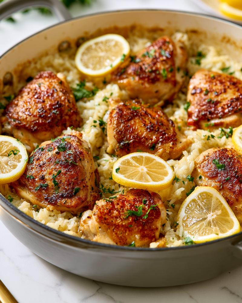 one pot citronkyckling med ris