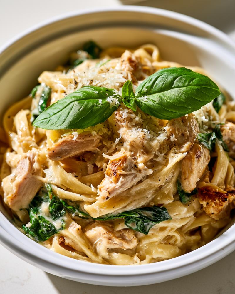 one pot kyckling alfredo