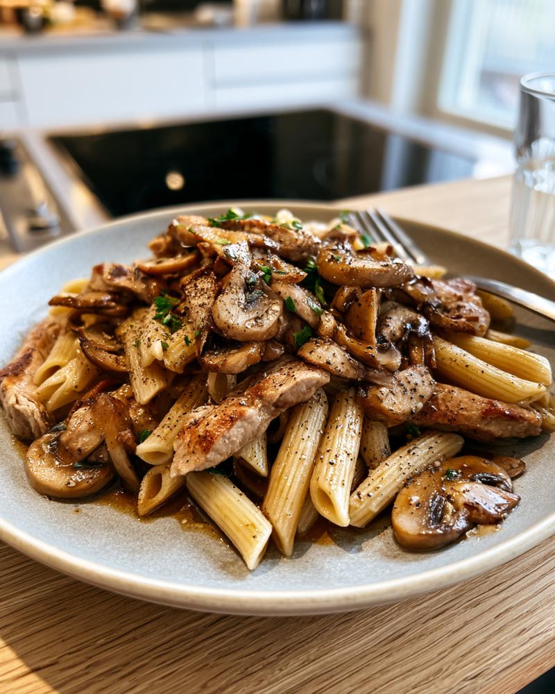 fläskytterfilé pasta